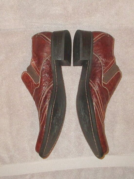 Vtg 90s Y2K Giorgio Brutini G-Rock Loafer Shoes 11 Gangster Beatle Rockabilly main image 7